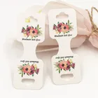 50 шт цветной картон карточка для ожерелья для ювелирных изделий браслет аксессуары для волос дисплеи упаковочная Карта 9x3,5 см принимаем индивидуальный логотип