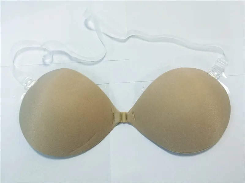 Adhesive backless sexy Bandage Strapless Sticky Silicone Push Up bras for women with 1 convertible strap | Женская одежда