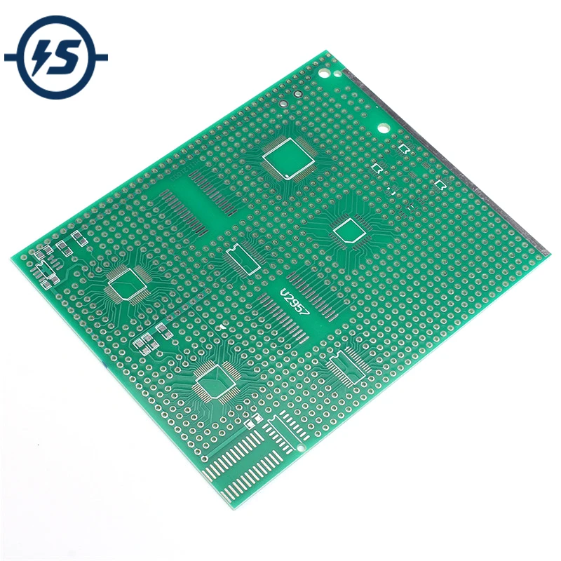 10 шт./лот Универсальный SMD доска 9*11 см QSOP QFP DIP MCU адаптер SCM плата 2 54 мм