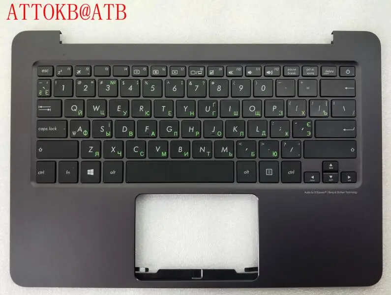 Фиолетовый Новая клавиатура для ноутбука Asus U305C UX305C U305F UX305FA UX305F RU мкА клавиатура Упор для рук крышка - Цвет: Фиолетовый