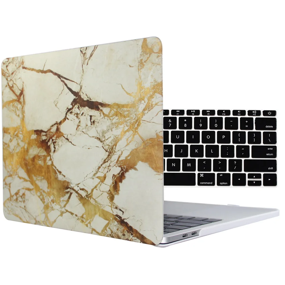 Чехол для ноутбука s для нового Mac Book Pro 13,3, 15,4 дюймов, чехол с клавиатурой, чехол для Macbook Air Pro retina 11, 12, 13, 15, чехол - Цвет: Marble 3