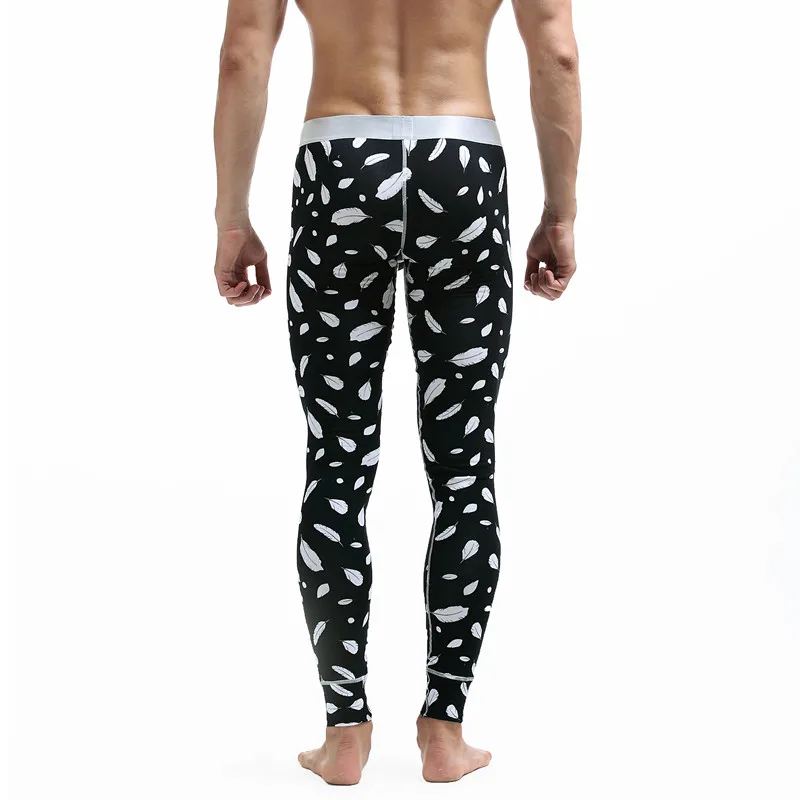 New SEOBEAN Hot Winter Warm Men Long Johns Leggings Tight Cotton Thermal Thermal Underwear Men Thermo Underwear Long Johns