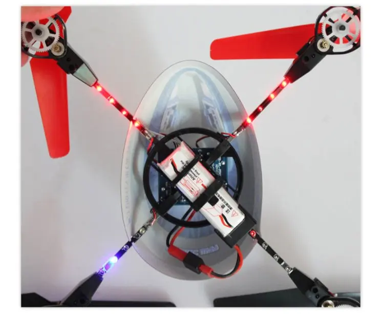 2 4G 4CH поглащающей нагрузкой V949 RC Мультикоптер Квадрокоптер DJI Божья коровка