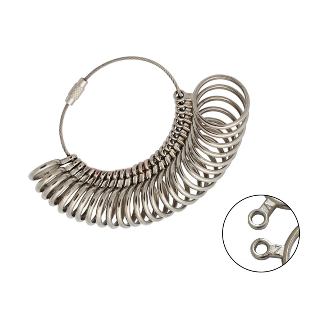 Hot US UK EU Metal Finger Ring Gauge Sizer Jewelry Making Size Measuring Tools Set Tool | Украшения и аксессуары