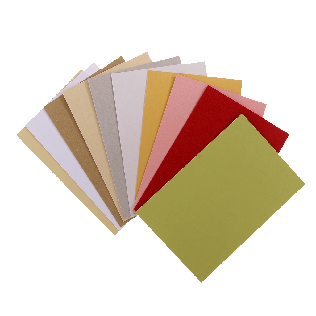 

50 Sheets Double Sided Specialty Pearlescent Paper for Making Cards 15x10 cm