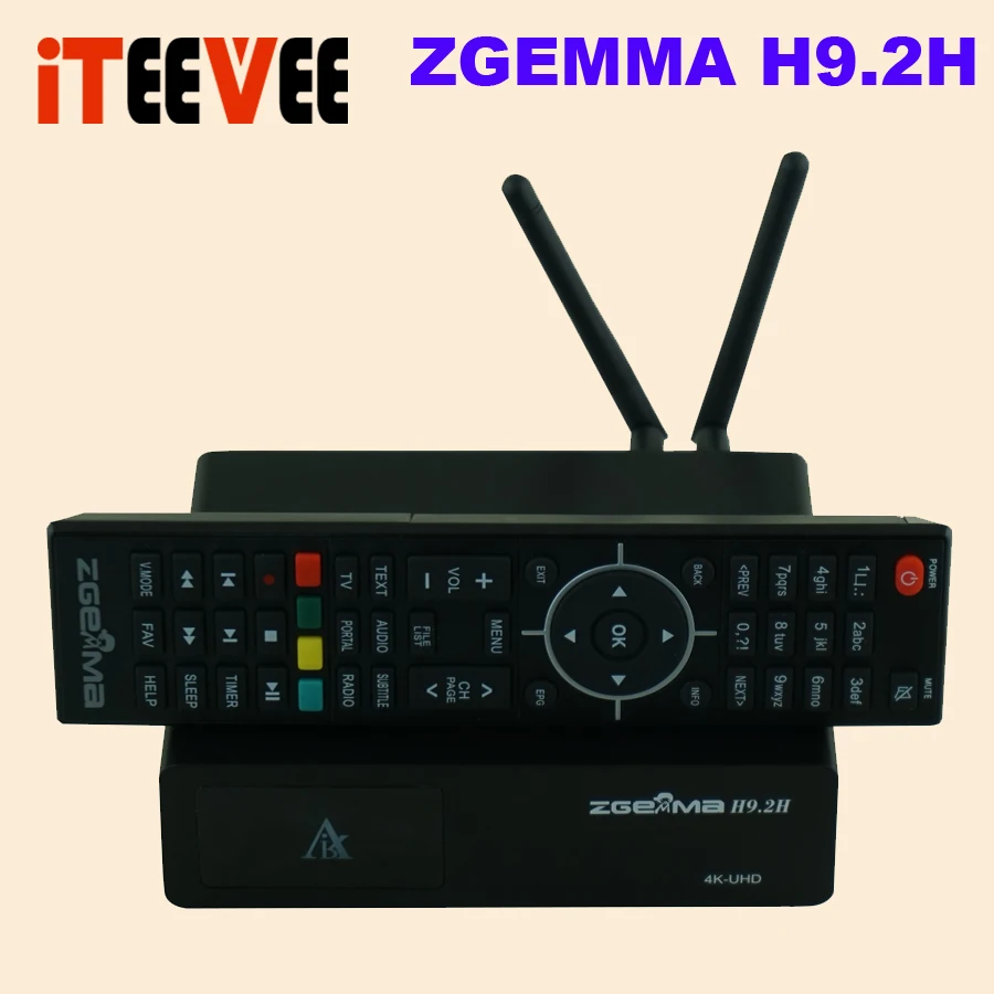 Оригинальная версия 4K UHD телеприставка ZGEMMA H9.2H Linux OS DVB S2X + C/T2 тюнеры HEVC/H.265
