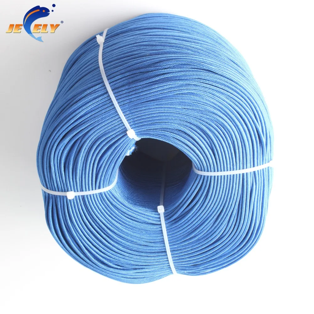 Jeely 10 м 1 8 мм 24/32 фунта uhmwpe волоконная Катушка для спиннинга леска круглая жесткая