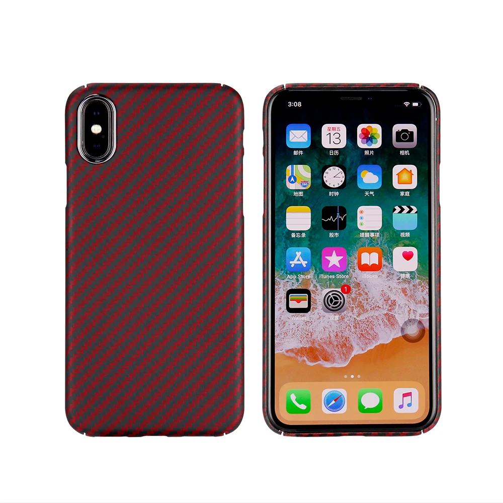 Защитный чехол из арамидного волокна для iPhone X противоударный телефона Роскошный