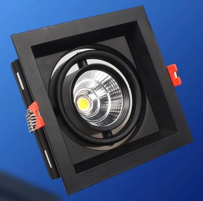 Приглушаемый светодиодный светильник с COB матрицей утопленная светодиодная