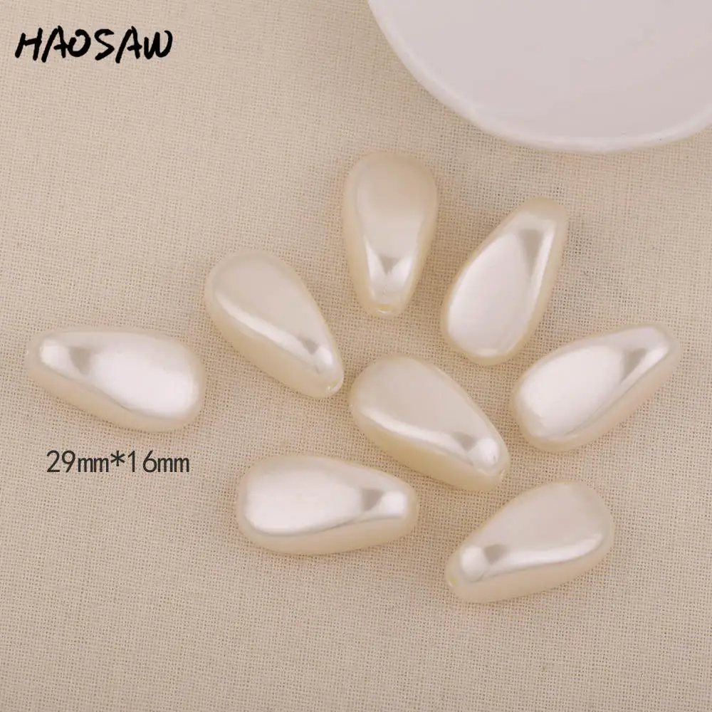 HAOSAW Choose 10 шт./лот имитация жемчуга бусины/крупные бусины материал/DIY модные серьги
