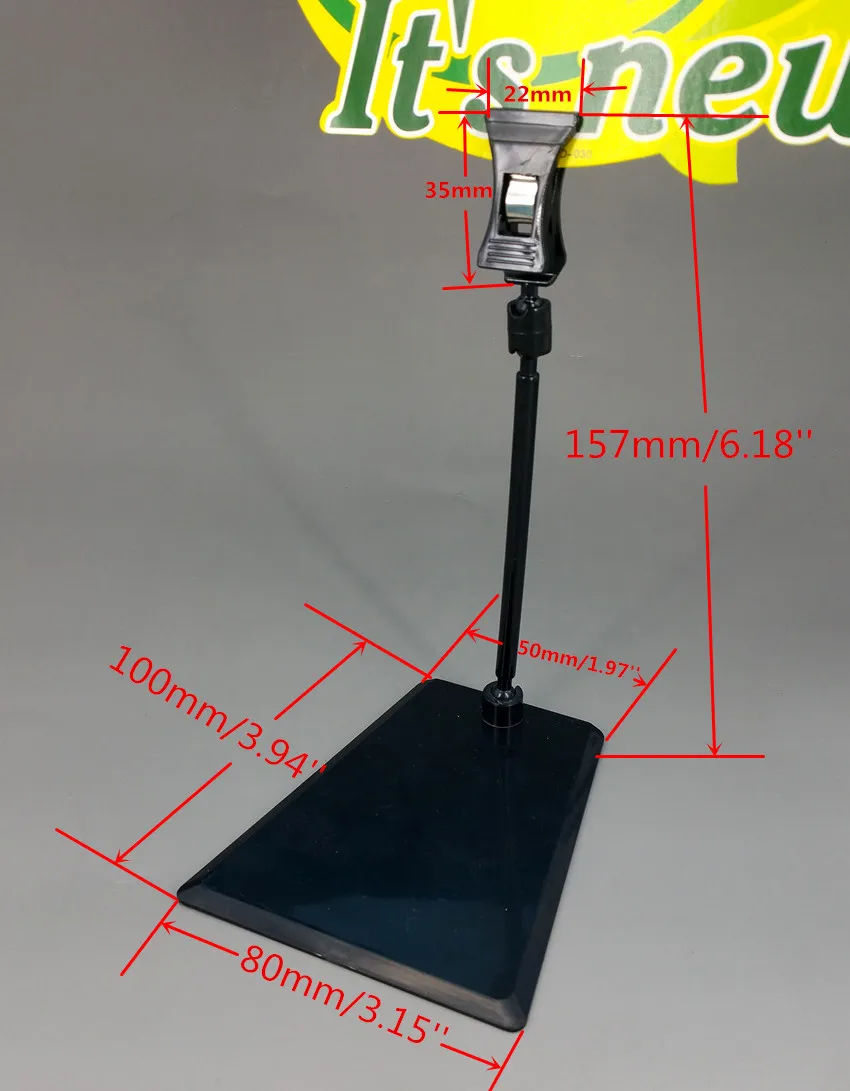 Поп пластиковый дисплей бумажный держатель для рекламных карт ценников