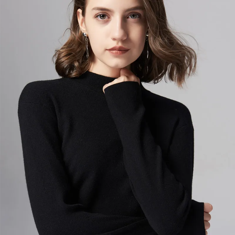 Весенний свитер Для женщин 2019 новые тонкие женские дна Джемпер женская