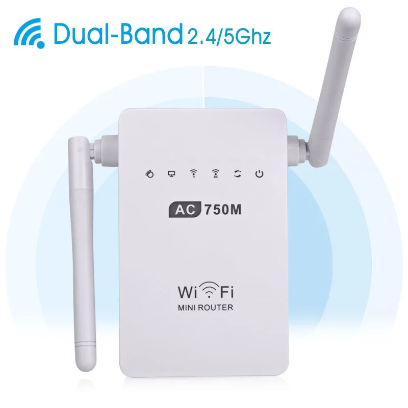 EASYIDEA 750M WiFi маршрутизатор двухдиапазонный 2,4/5G беспроводной маршрутизатор AP WiFi повторитель двойная антенна WiFi усилитель сигнала 802,11/ac/b/g/n