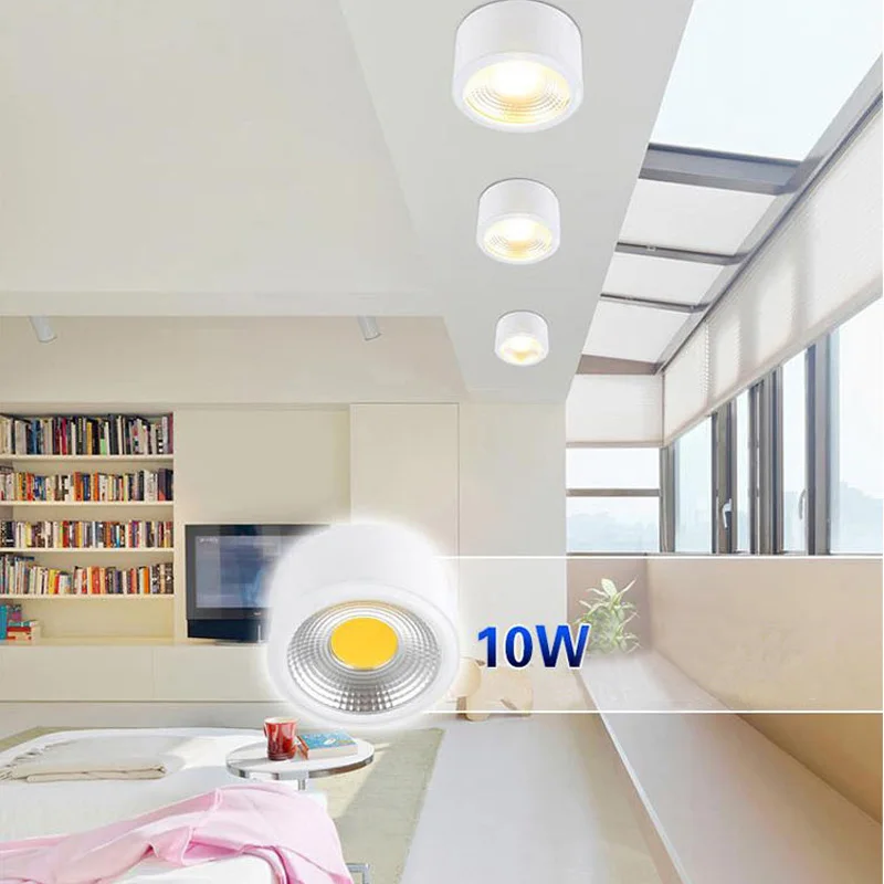 Светодиодные потолочные светильники с регулируемой яркостью 5 Вт 7 10 12