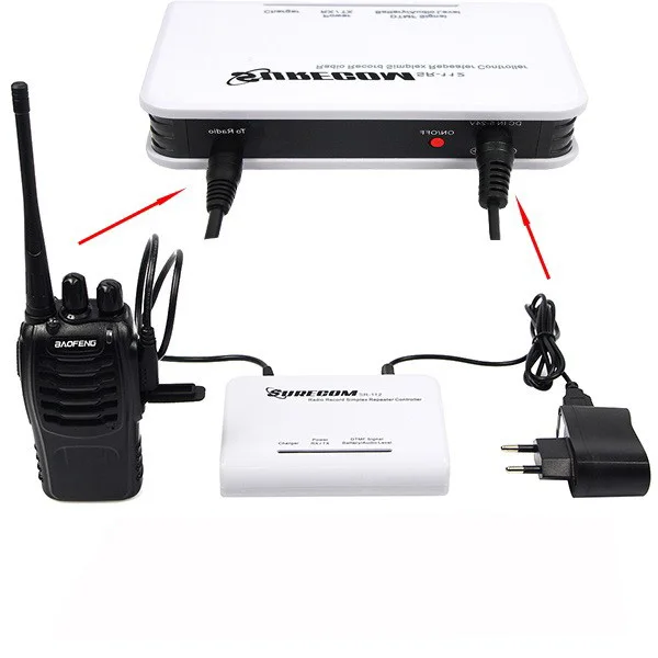 Новинка! Surecom Стандартный двухсторонний радиоприемник с ретранслятором кабель