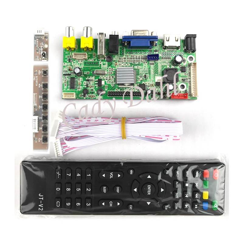 10 шт. HDMI VGA USB AV аудио-видео LVDS 30 P Драйвер плате контроллера DIY Kit для Raspberry Pi 3 7