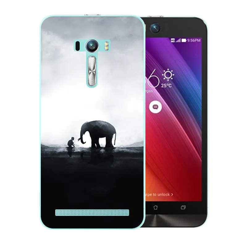 Чехол для телефона 5 дюймов Asus Zenfone Selfie ZD551KL Мягкий силиконовый чехол с рисунком