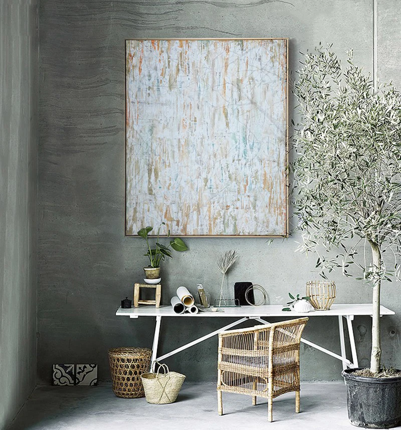 2016 простая чистая Скандинавская абстрактная картина на стену Современная маслом