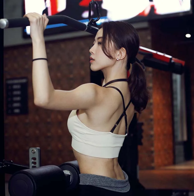 Сексуальные женские профессиональные спортивные бюстгальтеры ударопрочное