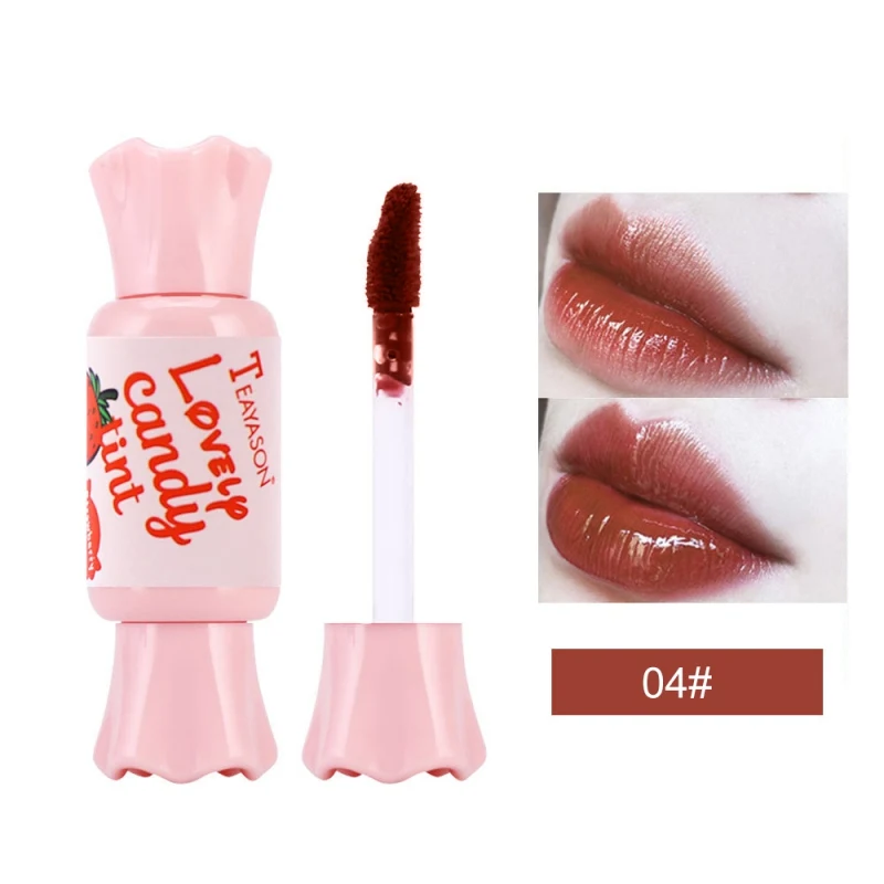 Новый бархатный блеск для губ яркой формы сексуальный красный стойкий