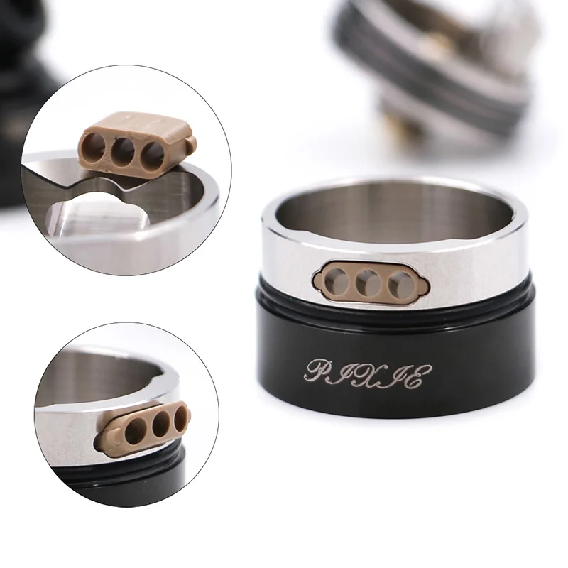 Бесплатный подарок Vapefly Pixie RDA одна катушка нижняя подача vape бак Избегайте нагрева