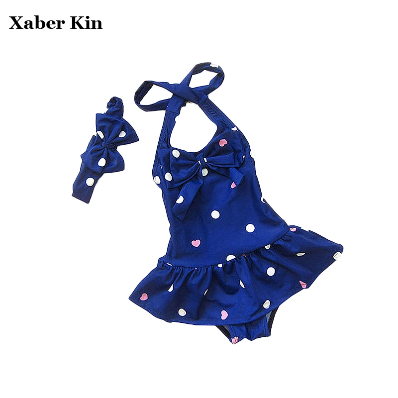Xaber Kin купальник детский цельный купальный Costumes для девочки Прекрасный Meninas Maillots De