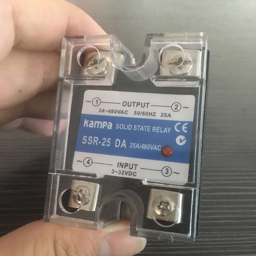 Реле постоянного тока в переменный ток 25A SSD (SSR 25DA) /твердотельное реле Однофазное