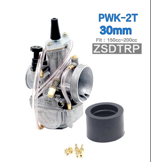 30MM ZS MOTOS двигатель 2 T PWK КАРБЮРАТОР 2 T двигатель 21 24 26 28 30 32 34 мм карбюратор для Honda Yamaha гоночный мотор ATV - Цвет: 30MM