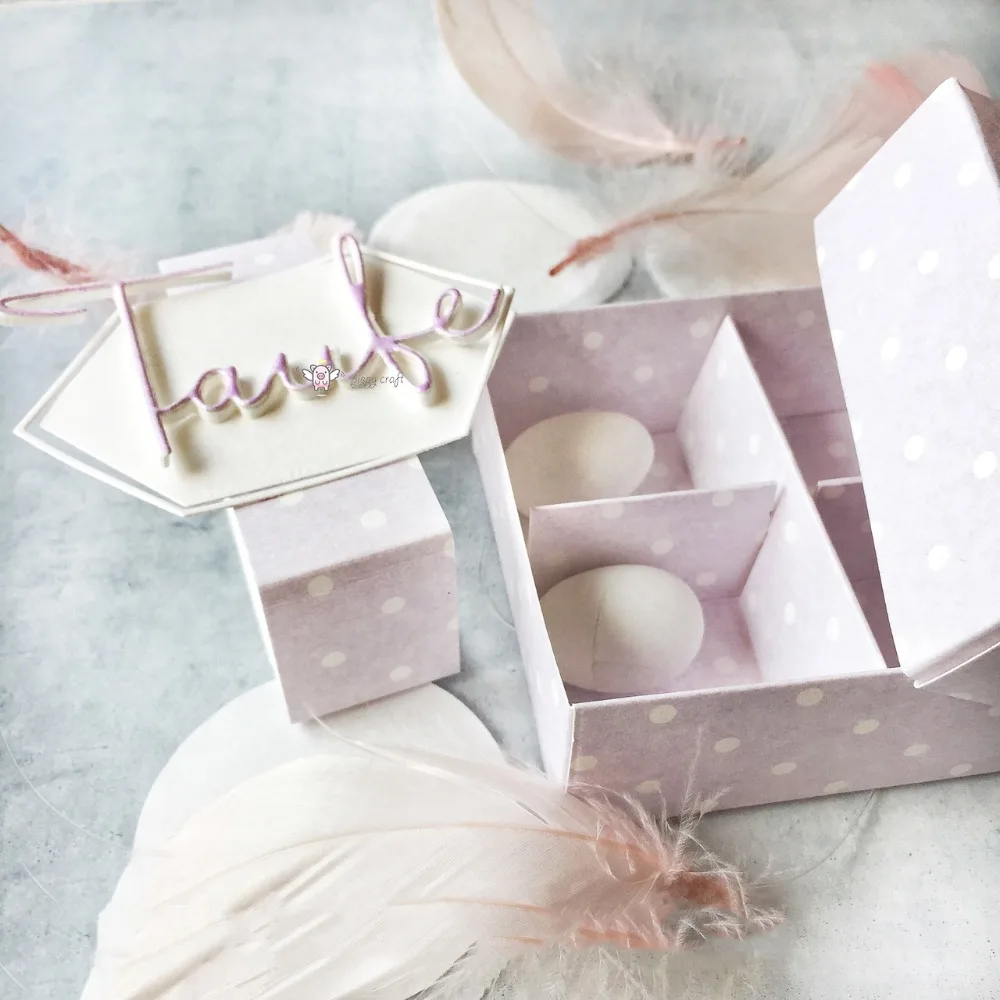 ПП ремесло металла резки штампы высечки формы немецкий крещение письмо Scarpbook