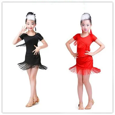 Современные пикантные черные сапоги Латинской Танцы платье девушка Платье с