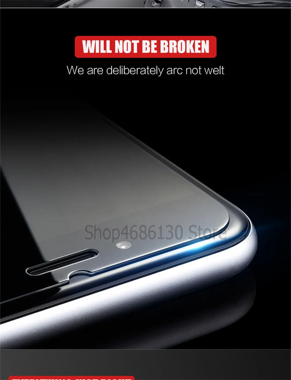 3 шт закаленное стекло для iPhone X XS MAX XR 5 5S SE 5c Защитная пленка для экрана для iPhone 6 6s 7 8 Plus X Xr защита стекла