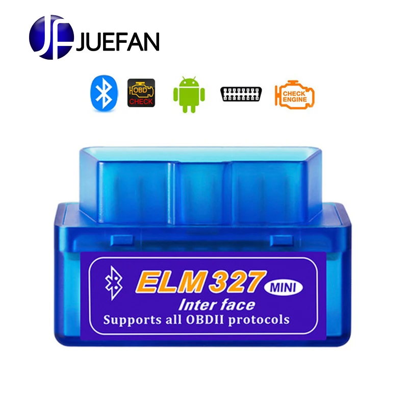 Популярный Мини OBD2 ELM327 Bluetooth автомобильный диагностический инструмент для