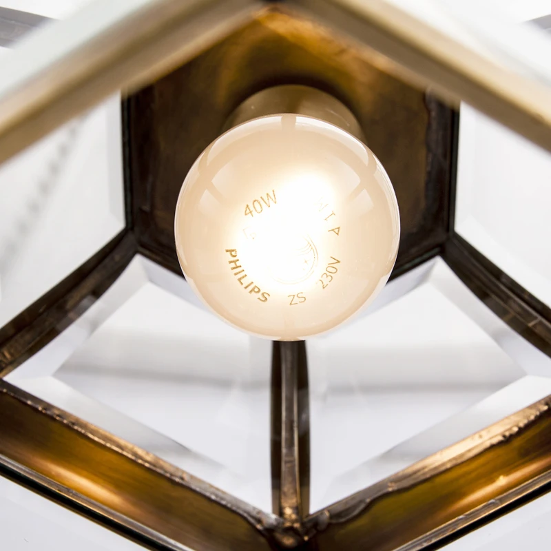 Классическая Подвесная лампа в виде медной цепи бесплатная доставка для