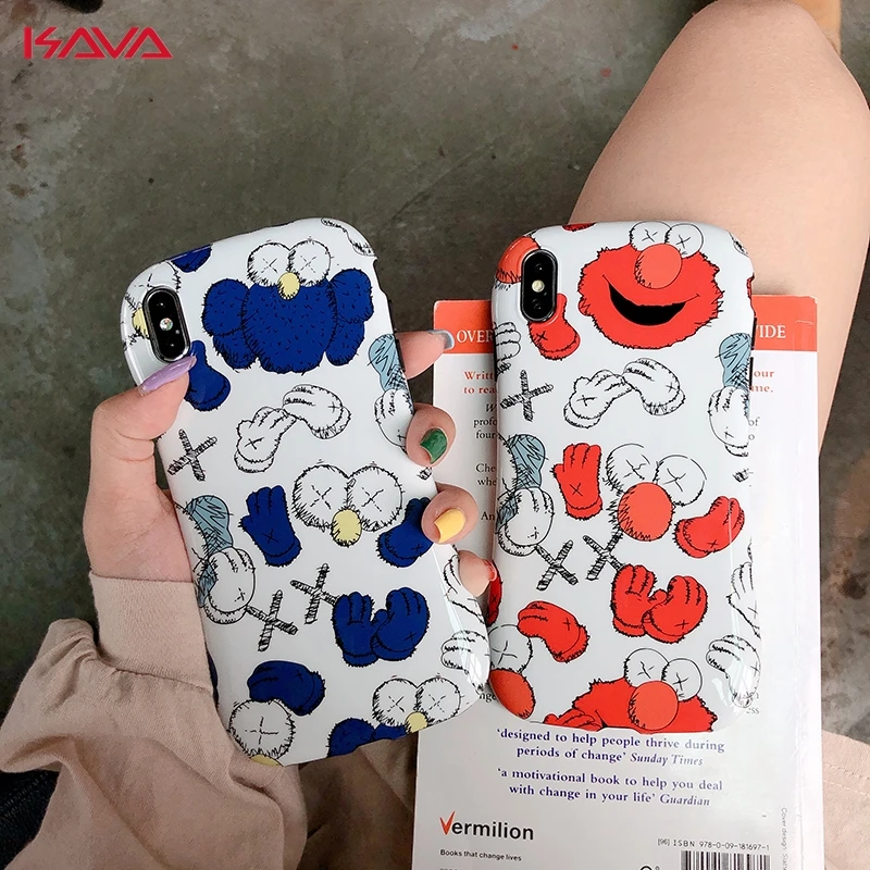 Чехол для телефона с изображением персонажа из мультфильма Улица Сезам защита от