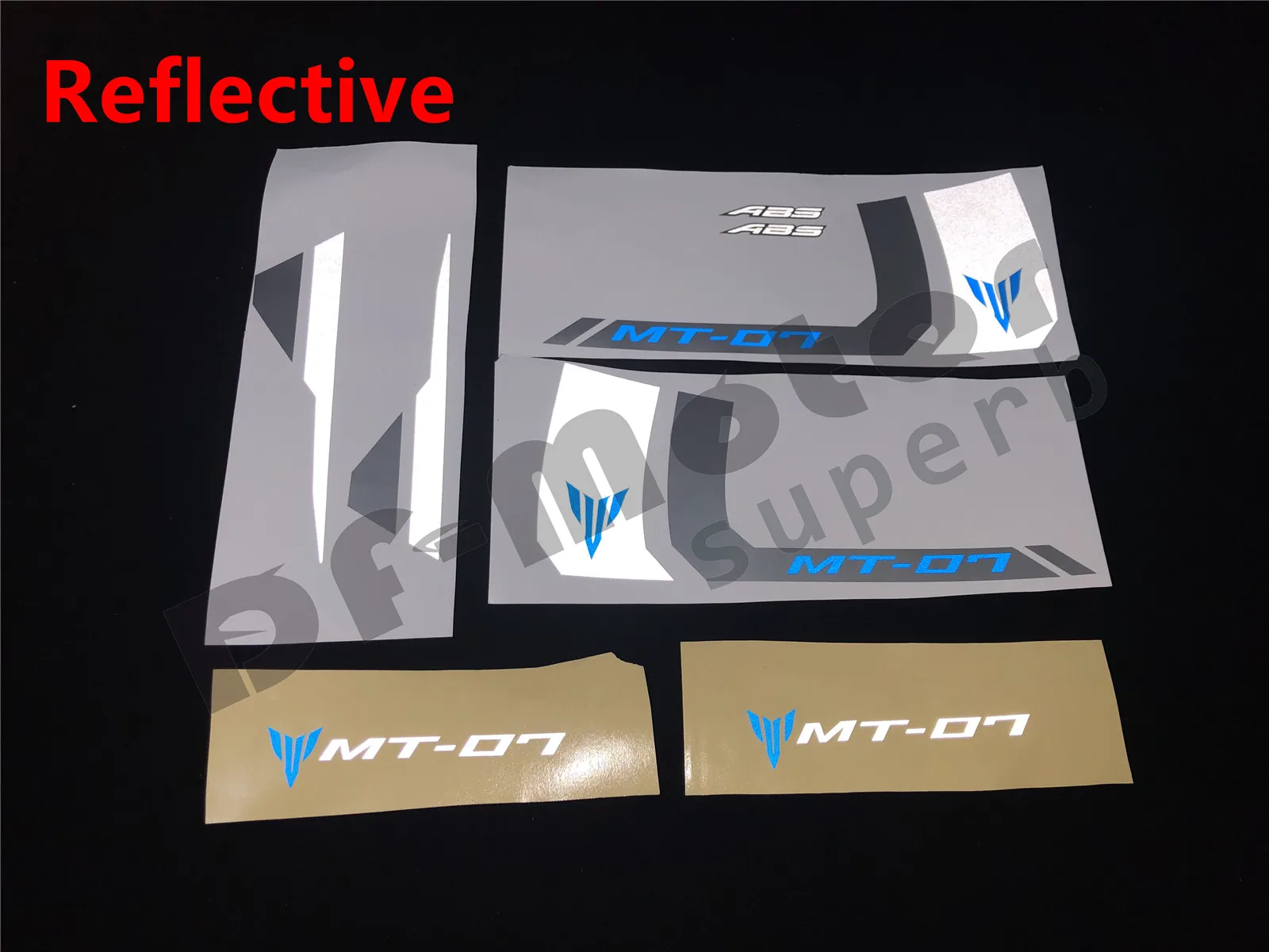 Подходит для YAMAHA MT 07 MT07 отличительные светоотражающие наклейки Rim Stripes mt-07 Высококачественная гоночная Наклейка мотоцикла DIY черный белый