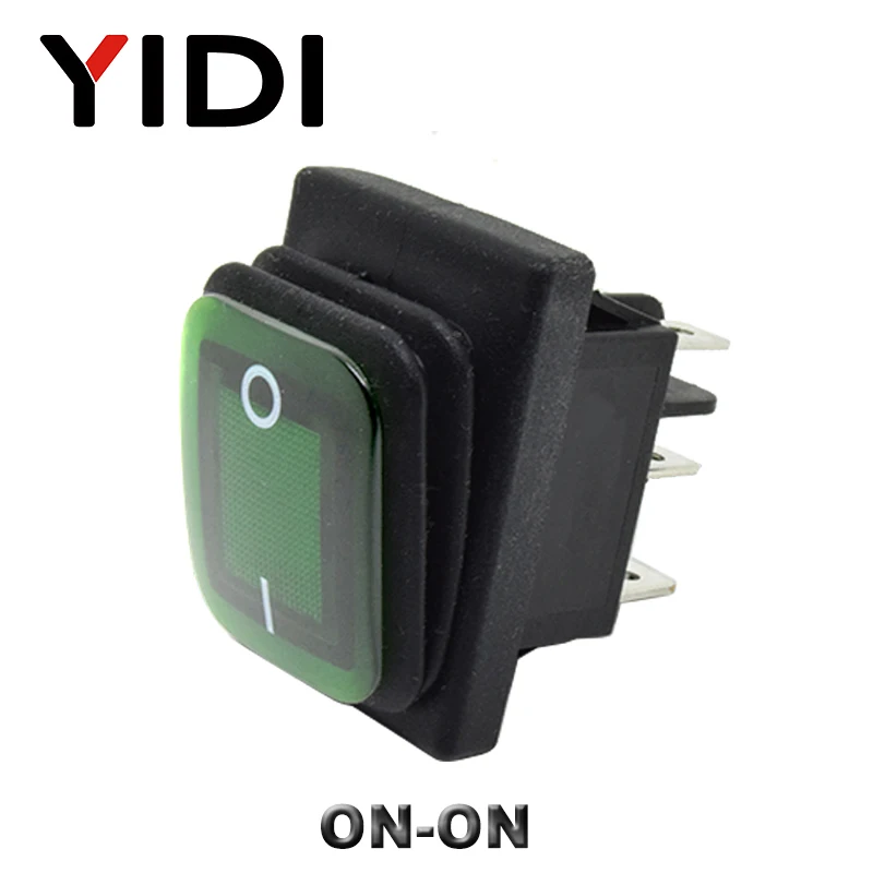 250VAC KCD4 201 203 Водонепроницаемый кулисный переключатель DPST 4pin Вкл/Выкл 12V 220V светодиодный 6 pin на DPDT морской катер автомобиля кулисный переключатель