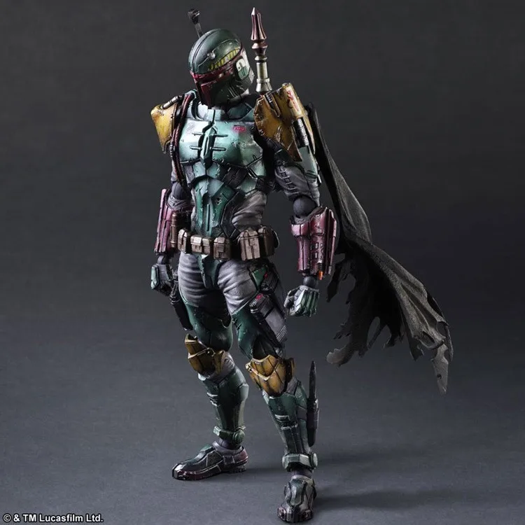 Звездные войны Boba Фетт/Джанго Фетт сын охотник за головами PA Play Arts Kai 28 см ПВХ