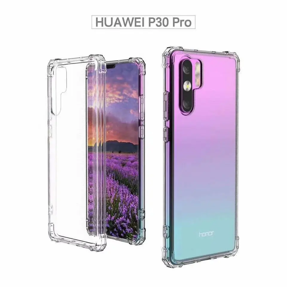 Super Antiknock Armor Case for Huawei P30 Pro Full Protective Shockproof Lite Cover TPU Silicone Soft |