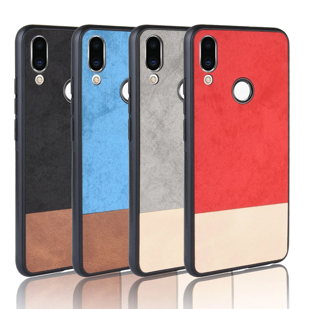 Роскошный кожаный чехол для Meizu M9 M8 Note жесткая задняя Нескользящая тканевая