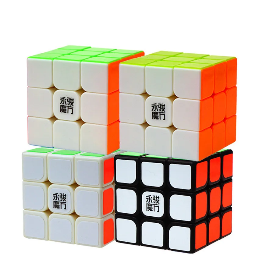 YJ YongJun классические цвета YuLong Серия 3x3x3 волшебный куб гладкая прозрачная