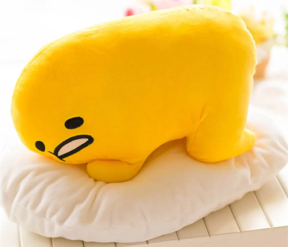 40*30 см Gudetama ленивое яйцо jun плюшевая игрушка яйцо желток брат большая подушка ленивые шары мягкая кукла для детей Рождественский подарок