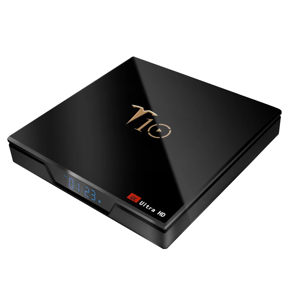 T10 Smart Android tv Box 8 1 2 Гб 16 Amlogic quad core S905w 4K 4 ГГц wifi медиаплеер телеприставка с панелью