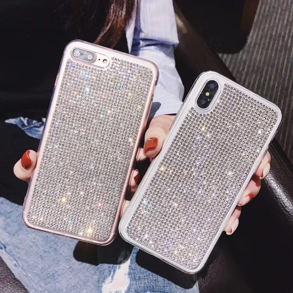 Чехол ORYKSZ для iphone X XS XR MAX роскошные прозрачные силиконовые мягкие чехлы с