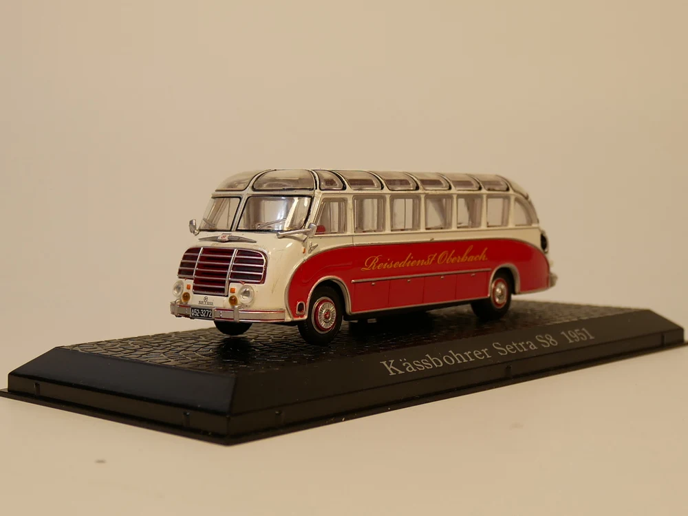 A tlas 1:76 Kassbohrer setra s8 1951 бутик из автобуса игрушки сплава для детей Детские модель