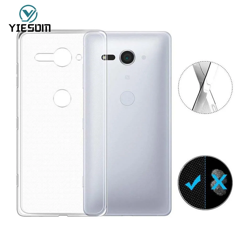 Для Sony Xperia XZ2 XZ1 Compact XA1 XA2 Ультра Прозрачный чехол для телефона мягкий TPU