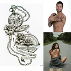 Компас для Временной Татуировки-ветер Роза компас роза водонепроницаемый мужской женский дети