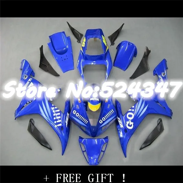 

Корпус из АБС-пластика, синий, желтый, белый, для YZF R1 02-03, 2002, 0, 02 03, YZF1000