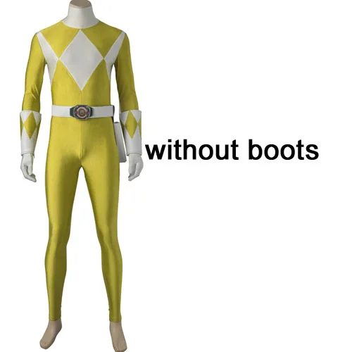 Yellow for male Тиранно Красный Ranger Prince Geki косплей костюм розовый Ptera Ranger Mei Zyuranger черный Bakuryuu sentai Косплей Синий Желтый рейнджер - Цвет: Yellow for male