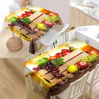 custom elitefon modern dustproof tablecloth high quality print tablecloth everything for home and kitchen