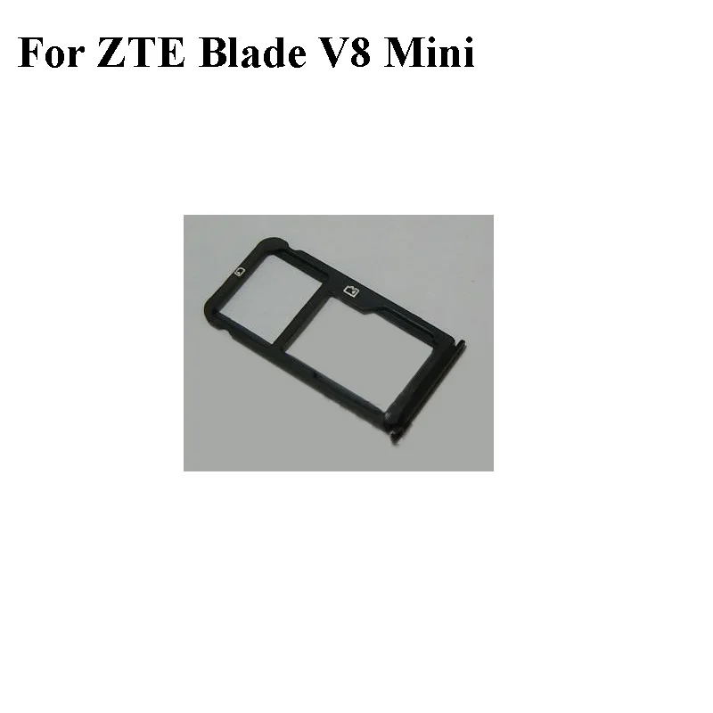 Original New V8mini SD Tray Sim Card Holder Slot Replacement Parts For ZTE Blade V8 Mini Sim Card Tray For ZTE Blade V 8 Mini